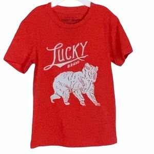 Lucky Brand Boys 3T Red T-shirt